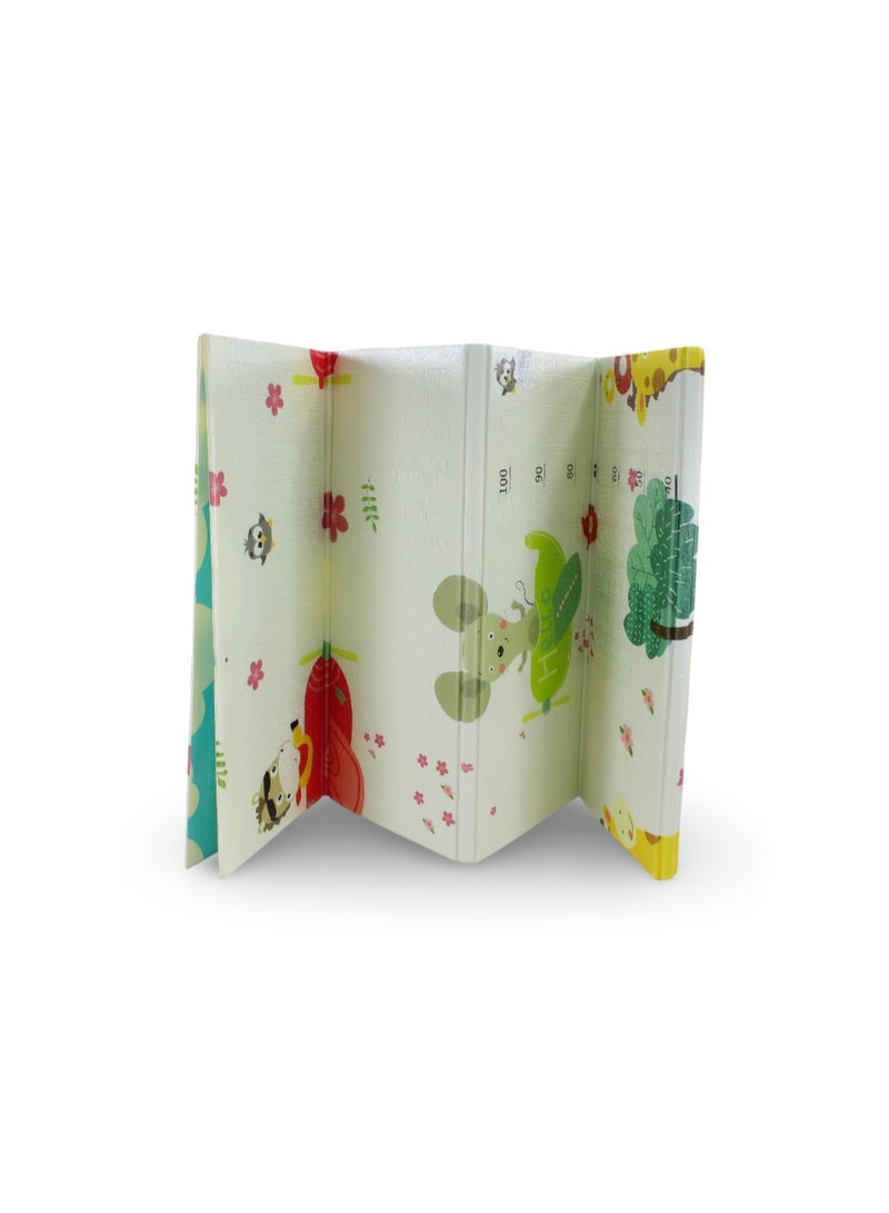 سجادة إسفنجية بنقشة حيوانات وأشجار (150 × 180 سم) - Image 2